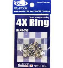 VANFOOK SUPER 4x strong SPLIT RING