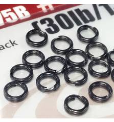 VANFOOK 4X SUPER STRONG SPLIT RING BLACK