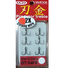 VANFOOK DT-54FB TREBLE HOOK 2x strong