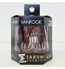 VANFOOK CT-88 TAKUMI PREMIUM XTRA 6X STRONG TREBLE HOOK 4pcs