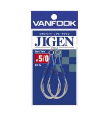 VANFOOK JHS-54 JIGEN SHORT TWIN ASSIST HOOK 2pcs