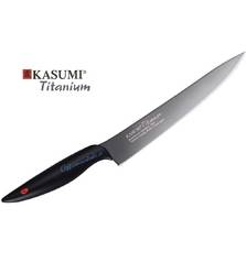 KASUMI TITANIUM PREMIUM VANADIUM STEEL MADE IN JAPAN CARVING KNIFE 20cm