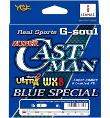YGK GALIS G-SOUL SUPER CASTMAN BLUE SPECIAL ULTRA WX8 200m #2.5