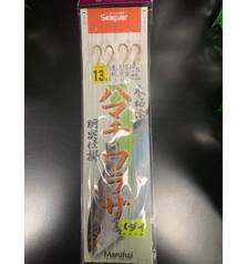 MARUFUJI D-070 HAMACHI SAWARA 4hook system W. SEAGUAR FC #13