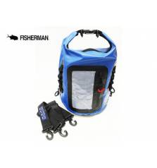 FISHERMAN WATERPROOF BAG BLUE #8L