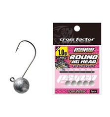 CROSS FACTOR PSYCO ROUND JIG HEAD CLM002 #1.5g