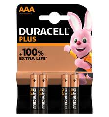 DURACELL PLUS 100% AAA 1,5V