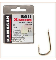 KAMASAN B611 10 XSTRONG WIDE GAPE NICKEL