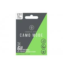 WYCHWOOD CAMO TAPERED LEADER 12FT 3X-0.20MM 6LB