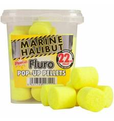 DYNAMITE BAITS MARINE HALIBUT FLURO POP-UP PELLETS 22mm