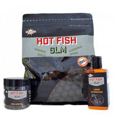 DYNAMITE BAITS BOILIES HOT FISH GLM 1kg