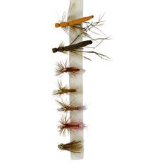 SNOWBEE PRESTIGE FLY SELECTION #RED HOT DRIES BARBLESS
