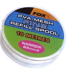 FOX PVA FINE MASH REFILL 10m 25mm