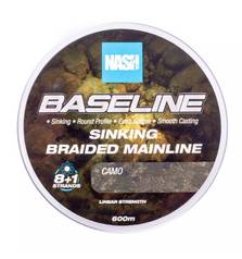 NASH BASELINE SINKING BRAIDED MAINLINE 0.24MM 600M