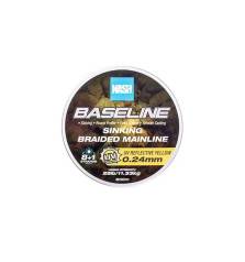 NASH BASELINE SINKING BRAID UV YELLOW 0.24MM 600M