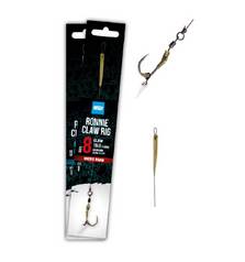 NASH RONNIE RIG SKINLINK SEMI STIFF 20LB, CLAW #6 MICRO BARBED