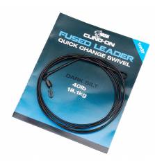 NASH FUSED LEADER QUICK CHANGE DARK SILT 40lb