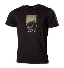 NASH MAKE IT HAPPEN T-SHIRT FISH LOGO BLACK
