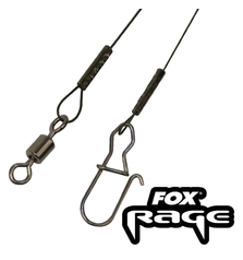 FOX RAGE SPIN LEADERS - STAINLESS STEEL 20 - 30cm