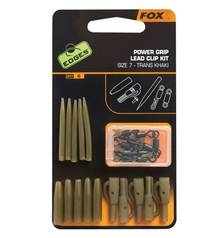 FOX POWER LEAD CLIP KIT KHAKI