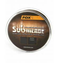 FOX SUBMERGE SINKING BRAIDED MAINLINE 55lb dark camo 0.3mm 300m