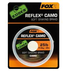 FOX REFLEX CAMO SOFT SINKING BRAID 25lb 20m CAMO
