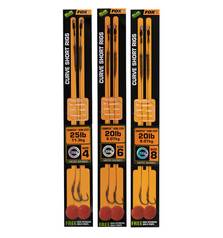 FOX EDGES ARMA POINT CURVE SHORT RIGS CAMOTEX SEMI STIFF 8 20lb