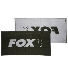 FOX BEACH TOWEL GREEN SILVER BEACH TOWEL