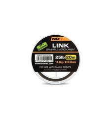 FOX EDGES LINK CRIMPABLE MONOFILAMENTE 20m