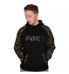 FOX RAGLAN HOODY BLACK CAMO