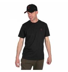 FOX LW T-SHIRT BLACK ORANGE