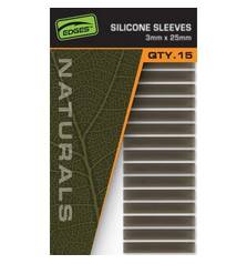 FOX NATURALS SILICONE SLEEVES 3mmX25mm
