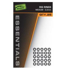 FOX ESSENTIALS RIG RINGS MEDIUM 3.2mm