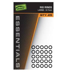FOX ESSENTIALS RIG RINGS LARGE 3.7mm