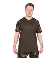 FOX OUTLINE PRINT T-SHIRT KHAKI