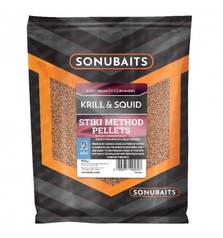 SONUBAITS KRILL&SQUID STIKI METHOD PELLETS 650g 2mm