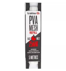 TRAKKER PVA MESH REFILL FAST MELT 25MM 5M