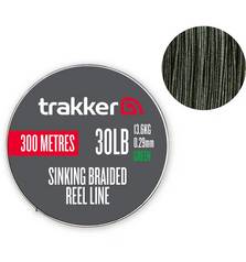 TRAKKER SINKING BRAIDED REEL LINE 300M 30LB