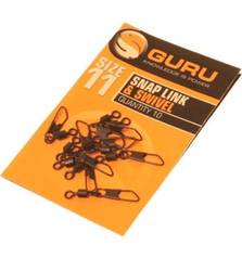 GURU SNAP LINK & SWIVEL SIZE 11 10PCS
