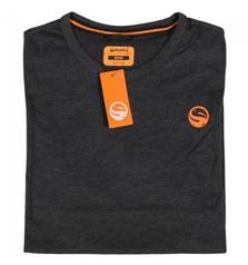 GURU BRUSH LOGO TEE HEATHER CHARCOAL