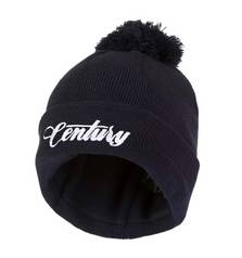 CENTURY NG BEANI WITH BOBLE NAVY BLUE