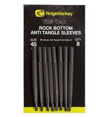 RIDGEMONKEY ANTI TANGLE SLEEVES ROCK BOTTOM 45mm
