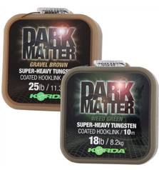 Korda Dark Matter Tungsten Coated Braid Green 25lb 10m Vorfachschnur NEW OVP 