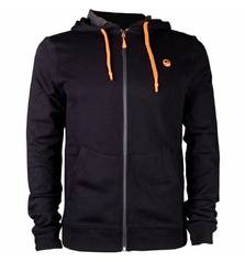 GURU ZIP UP HOODIE BLACK