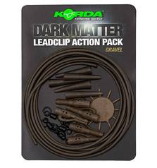 KORDA DARK MATTER LEADCLIP ACTION PACK GRAVEL
