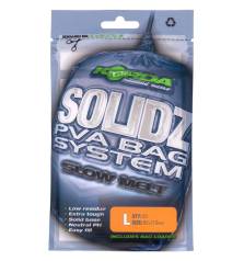 KORDA SOLIDZ PVA BAGS SLOW MELT SIZE L 85x110mm