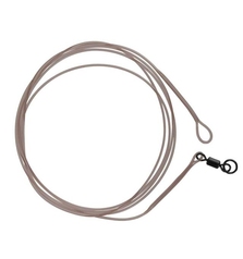 PROLOGIC MIRAGE LOOP LEADER 100cm 35lb Ring Swivel 2pcs