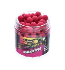 SELECT BAITS FLUORO POP UPS BLACK PEPPER