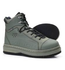 VISION KOSKI GREEN WADING SHOES FELT #41