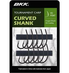 BKK TOURNAMENT CARP CURVED SHANK 10pcs